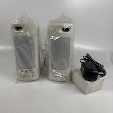 Retro Multimedia Stereo Computer Speaker System Vintage