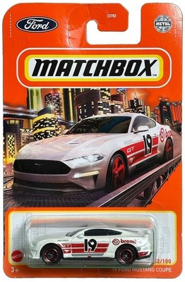 Brand new 2021 Matchbox #82/100 MBX Metro white Brembo  19 Ford Mustang Coupe