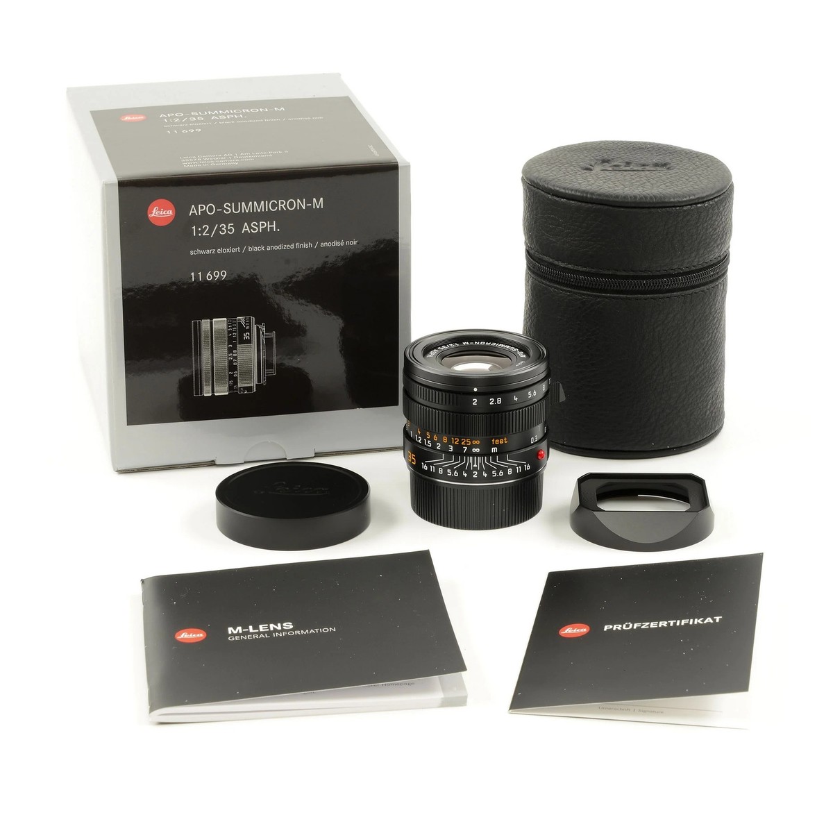 LEICA 35MM F2 APO-SUMMICRON-M BOX 11699 #4225