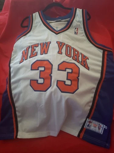 Vintage New York Knicks  Starter Patrick Ewing 1990's Home Jersey