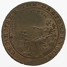 Somerset Bath Halfpenny Token  Iohn Howard  D&H 36c