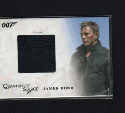 James Bond Archives 2009 Costume Relic QC20 Daniel Craig's Jacket #603/625
