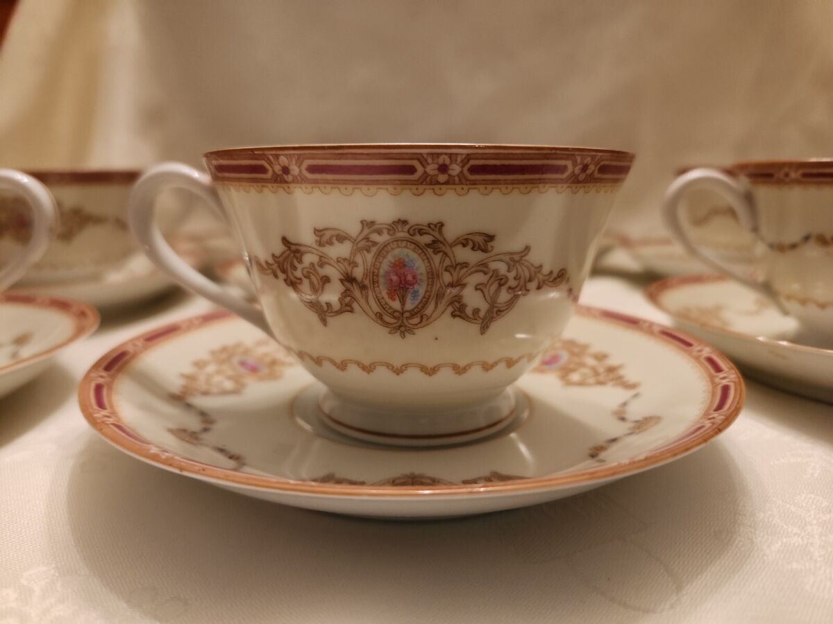 NORITAKE China Nippon Toki Kaisha Cup & Saucer - Set of Two