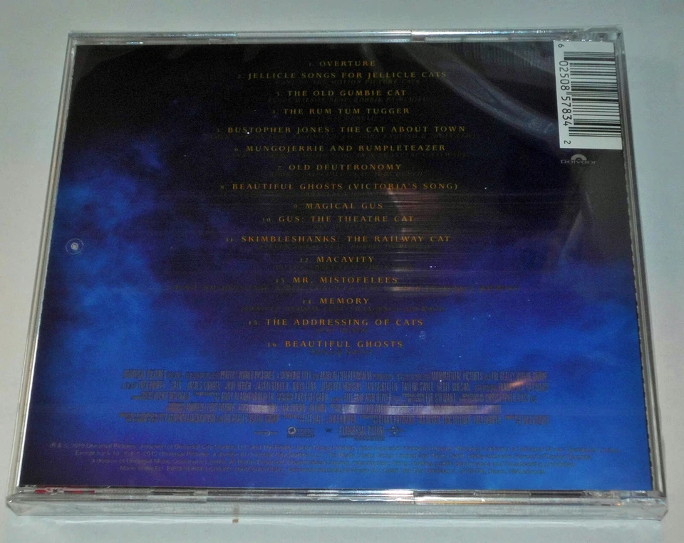 CATS SOUNDTRACK CD   / NEU  /  TAYLOR SWIFT JASON DERULO / ANDREW LLOYD WEBBER - Bild 3 von 3