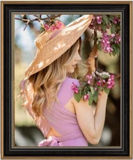 Ornate Picture Frame Without Mat for Photo/Print/Poster Wall Mounting 6 Sizes