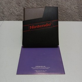NES Mickey Mousecapade Cartridge Manual Sleeve Very Nice!