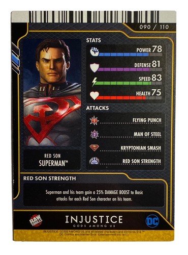 DC Injustice Series 2 Arcade Cards “Superman” Non-Foil/Foil Mixed 6 Card Set - Picture 14 of 14