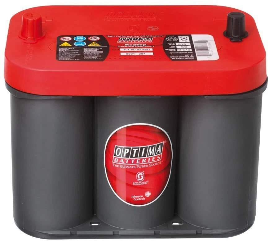 RTC4.2 BATTERIA ORIGINALE OPTIMA® RED TOP 50AH 815A FIAT FREEMONT JEEP WRANGLER - Imagen 3 de 4