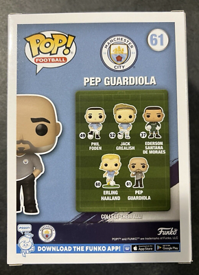 Funko POP! Football Manchester City Pep Guardiola #61 *Scratched