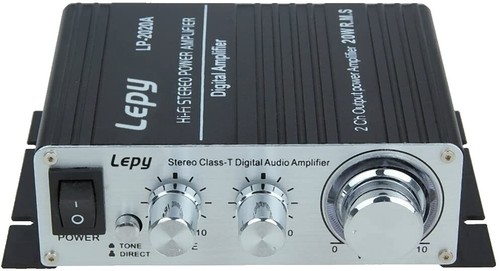 LEPY LP-268 2x20W 2CH Super Bass Mini Audio Amplifier Silver | eBay