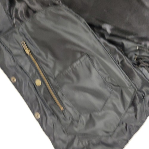 Xelement Mens Black Side Lace Leather Concealed Carry Motorcycle Vest Snap Med - Picture 6 of 8