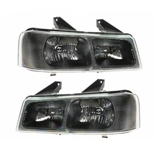 Headlights Headlamps Pair Set of 2 For 03-19 Chevrolet Express GMC Savana Van