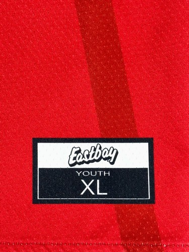 LHBA Eastbay Reversible Basketball Jersey Youth XL Red Gray Polyester YGI K4-44 - Picture 14 of 17