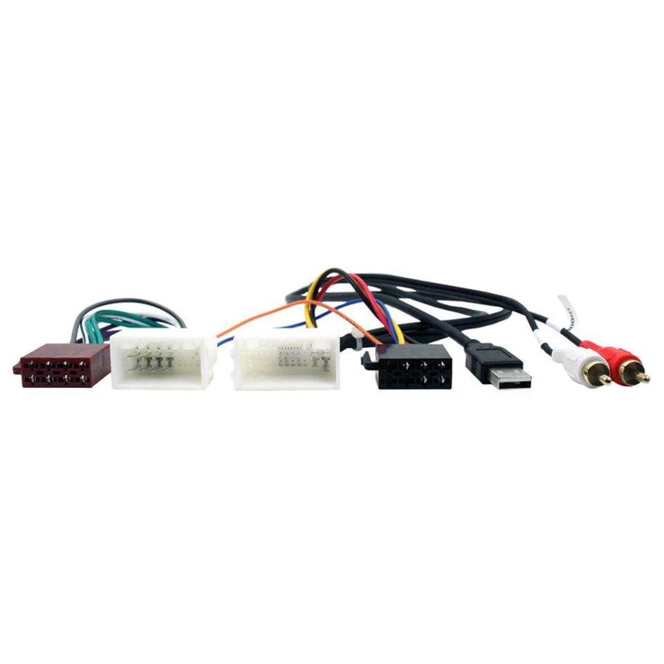 Adaptateur Radio ISO Pour Hyundai IX20 IX35 Santa-Fe Câble Rétention USB AUX - Photo 3/4