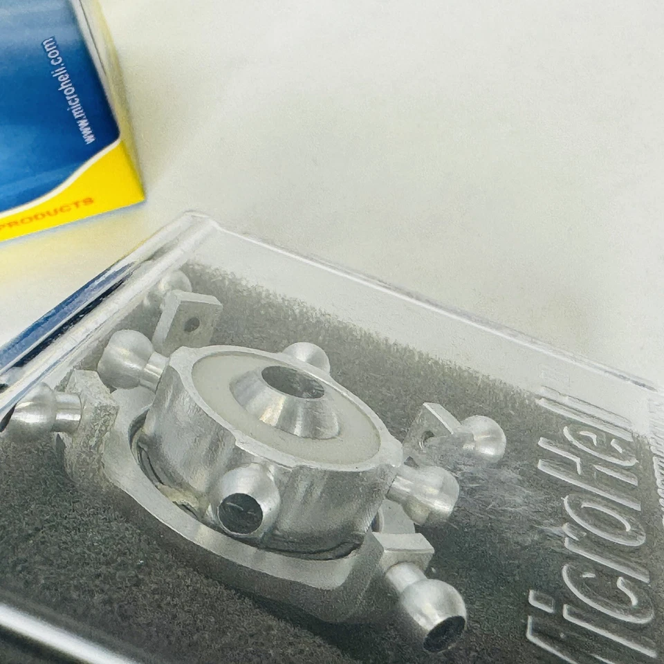 Placa oscilante Microheli Uni V2 T-Rex 450X MH-TX4012SE plateada nueva en caja stock antiguo Foto 4 de 4