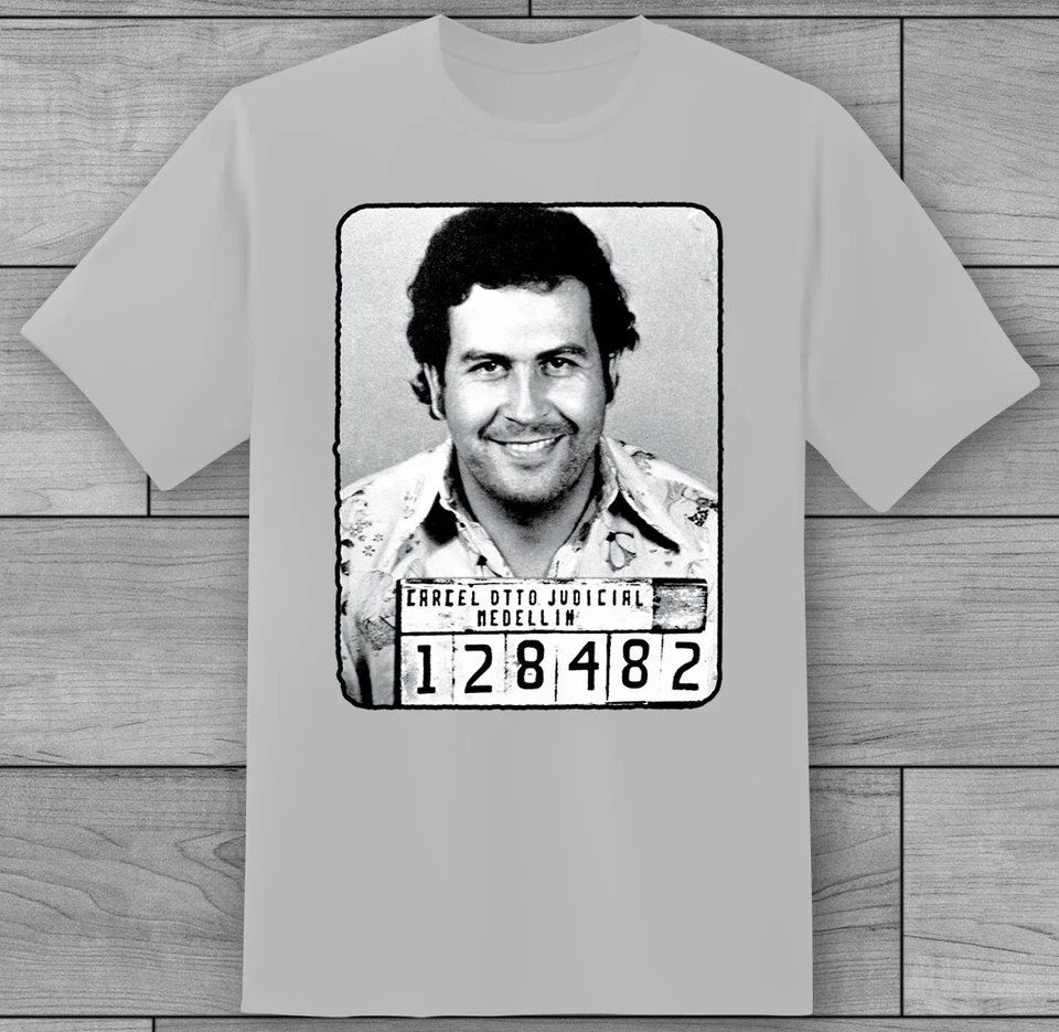 PABLO ESCOBAR - Camiseta Mug Shot Cartel Foto 3 de 4