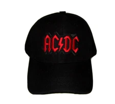 AC/DC  Music Band Embroidered Logo Patch Adjustable Baseball Hat