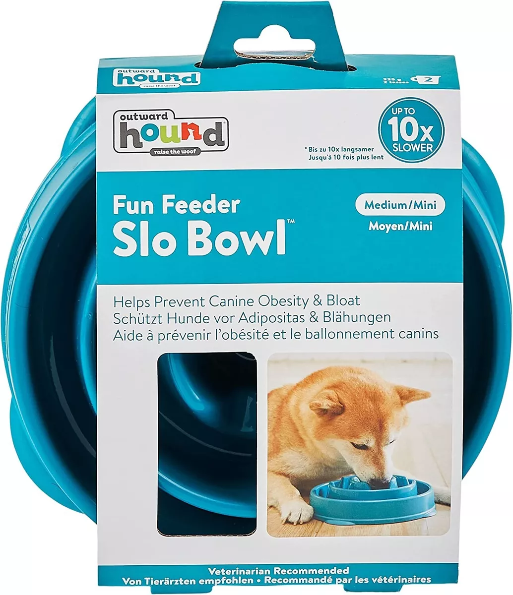 Outward Hound Fun Feeder Slo Bowl, Slow Feeder Dog Bowl