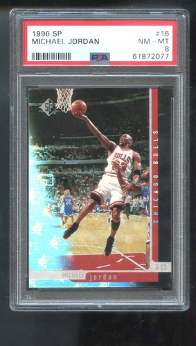 1996-97 Upper Deck SP #16 Michael Jordan PSA 8 Graded Basketball Card NBA 96-97