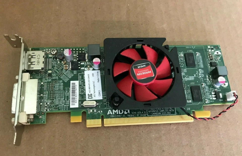 Dell Optiplex SFF SLIM 755 760 780 360 380 1GB Video Card W/DVI + DisplayPort - Image 4 of 4