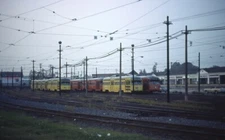Trolley Slide - Shaker Heights Line of PCC Streetcars 1977 Car Storage Yard OH 3