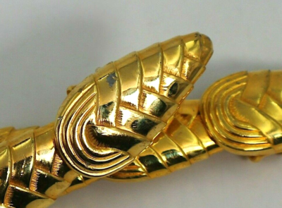 ALEXIS KIRK 2 Piece Gold Metal Articulated Belt Buckle Pinecone Design Alexis Kirk Buckles - Etsy main image 3