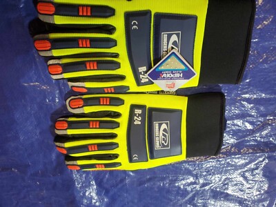 XXXXL Ringers Insulated High-Vis Work Gloves (R-248 Hydrogrip Impact Protection)