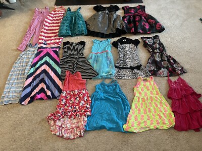 Lot Of Girls Dresses Total Girl Old Navy Etc Size 8 | eBay