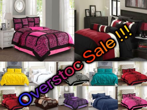 Empire Home 4-Piece Comforter Set ALL COLORS - ALL SIZES - Overstock Sale !!! - Photo 1/19