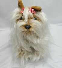Yorkshire Terrier Dog Yorkie Realistic Puppy 12 Stuffed Animal Plush.