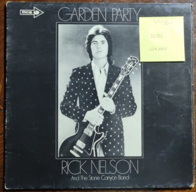 Rick Nelson And The Stone Canyon Band Garden Party Vinyl Record VG+/G+ MDKS8009