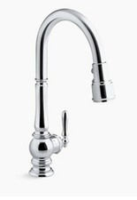 KOHLER Artifacts Kitchen Faucet w/ Pull Down Sprayer, Touchless K-29709-CP
