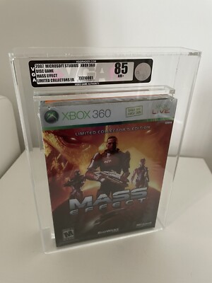Mass Effect - Limited  Collectors Edition DNSB (Xbox 360, 2007) VGA 85, no WATA