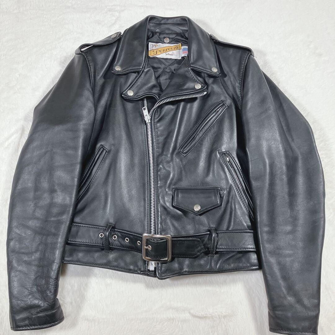 Schottレザージャケット TRUCKER JACKET SIZE:38 Women's Trucker Jacket 2401W