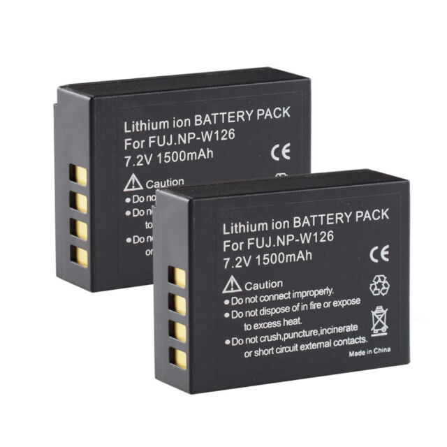 2x Battery for FUJI FUJIFILM FinePix X-Pro3 X-A10 X-A3 X-E3 X-T3 X-T30