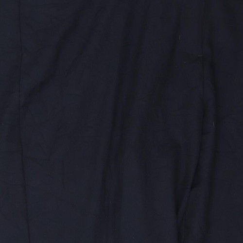 EAST Womens Blue Polyester Blend Trousers Size 18 L30 in - Picture 11 of 12
