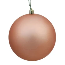 Vickerman Rose Gold Matte Shatterproof Ball Ornament, 2.4 in. - 24 per Bag