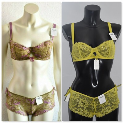 Aubade Bra Set with Tanga Hipster Model B114/B170 UVP: 140 