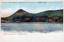 HUDSON RIVER NY - Sugar Loaf Mountain Postcard - udb (pre 1908)