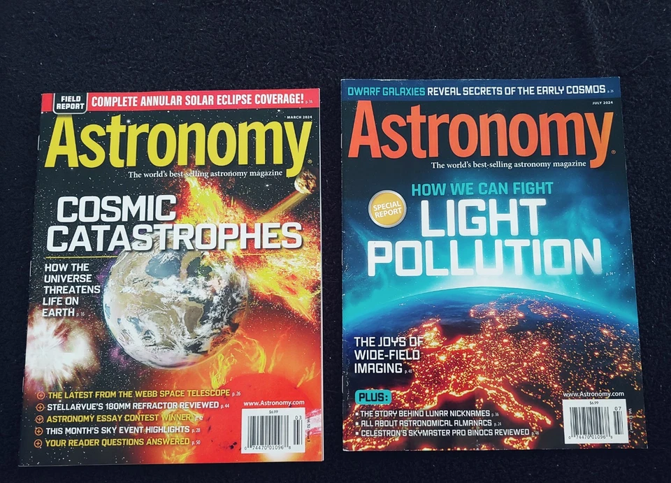 ASTRONOMY Magazines: Lot of 9 - All From 2024- 3 Special Eclipse Issues - Image 2 of 4