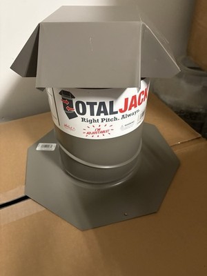 TotalJack Adjustable Stack Steel Chimney Pipe Gray for Chimney Application