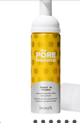 Benefit The POREfessional Tight 'n Toned Pore-Refining AHA+PHA Toner 4.5oz NIB