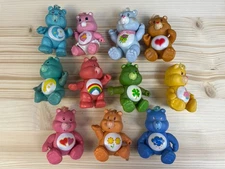 Vintage 1983-84 Care Bears & Cousins PVC Figures Lot of 11 Hasbro 80s Toys