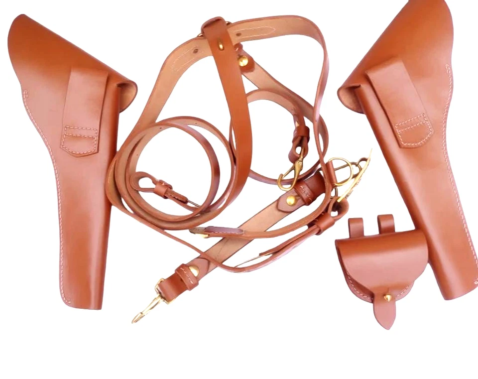 Unión de la Guerra Civil de los Estados Unidos Oficial Espada Cinturón Gorra Bolsa Ejército Cuero Fundas Foto 2 de 4