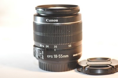 Canon EF-S 18-55mm f/3.5-5.6 IS lens for EOS Rebel T8 T7 T6 T5 T3 80D 7D 90D 70D