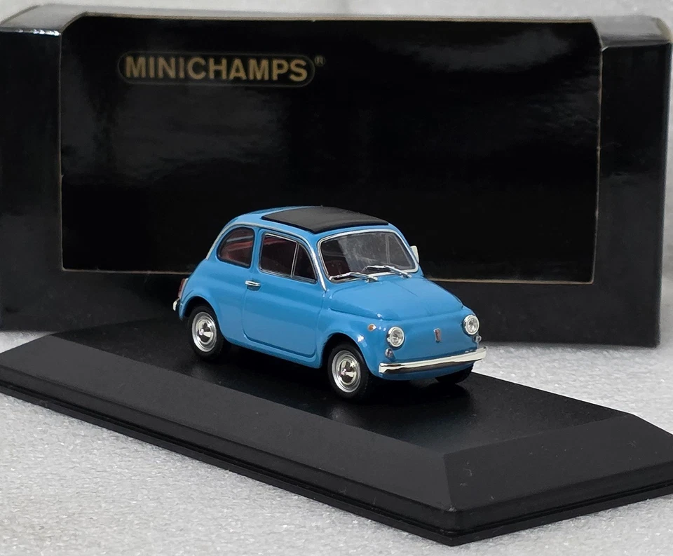 Fiat 500 Blue 1965 1:43 Minichamps 400121601 EXTREMELY RARE!! - Image 4 of 4