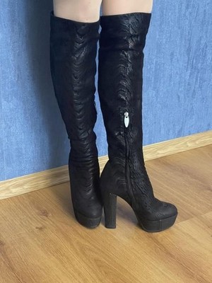 Women Loriblu Boots Black Leather 38