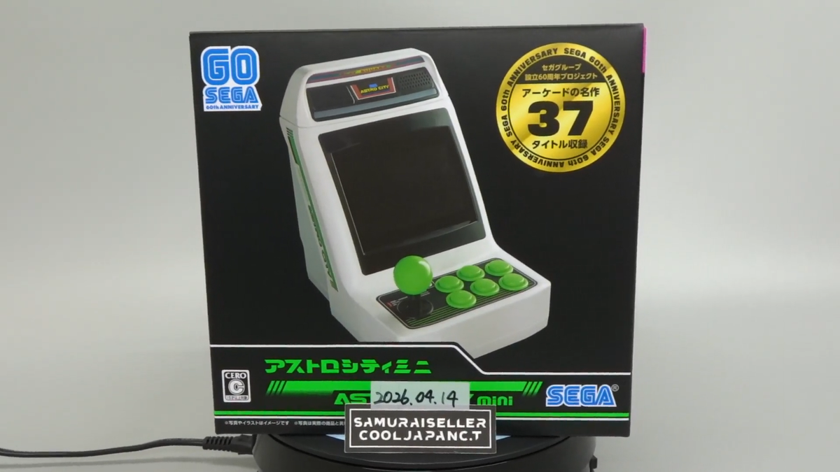 SEGA Game Console ASTRO CITY mini 1/6 1990s games 36 Titles from