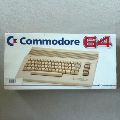 Vintage Commodore 64C Computer mit Netzteil - Boxed - Powers On - 2