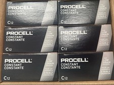 72 Duracell Procell Alkaline Batteries C (6 Boxes 12 Each) Exp. 03-2033